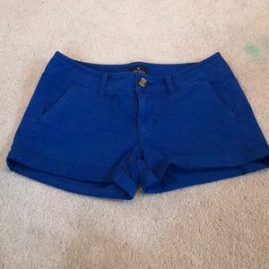 american eagle blue shorts